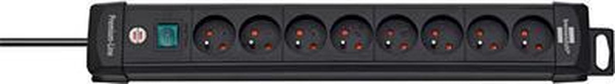 Brennenstuhl power socket 8 sockets with switch