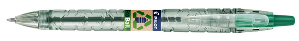 Pilot balpen begreen b2p ecoball medium groen | 10 stuks