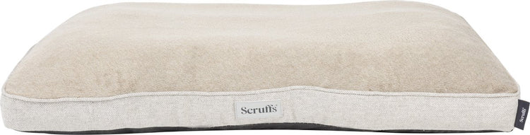 Scruffs harvard hondenkussen - orthopedisch matras - memory foam - pearl grey - xl - 120 x 75 cm