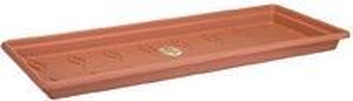 Elho green basics garden xxl schotel 100 - schotel voor buitenaccessoires - ø 89.5 x h 6.0 cm - mild terra