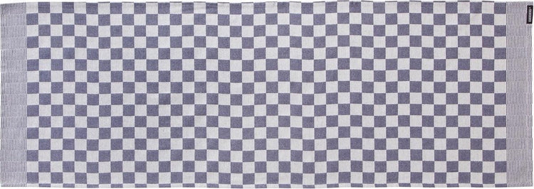 Ddddd - 2x tafelloper - barbeque - 50 x 140 cm - blauw - set van 2 stuks