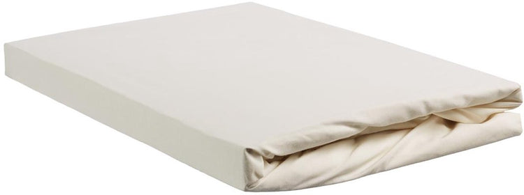 Ambiante katoen - hoeslaken - 140x220 - gebroken wit