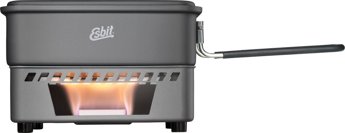Esbit outdoor kooktoestel 1,1l - brander met kookpot - aluminium