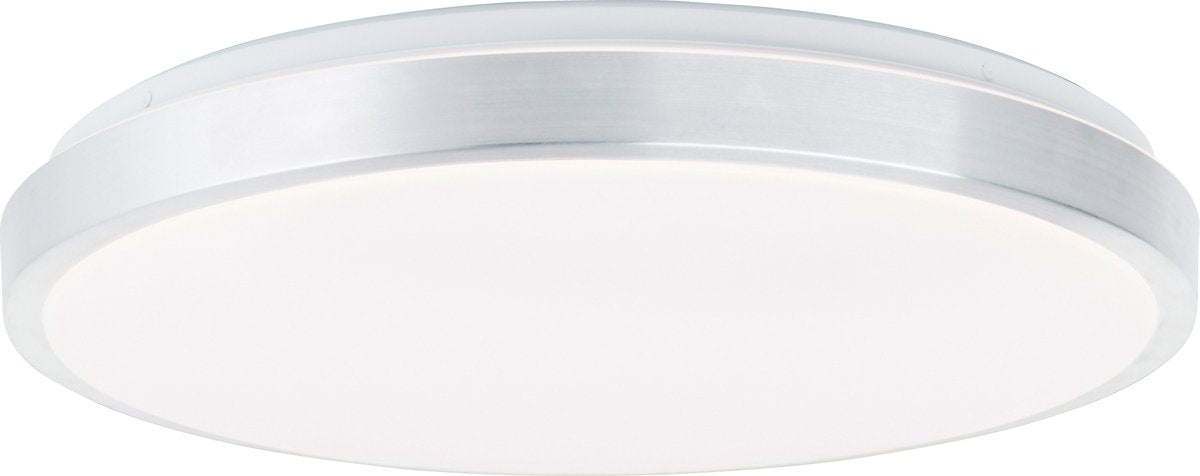 Brilliant livius - plafondlamp - led 36w - afstandsbediening - nikkel