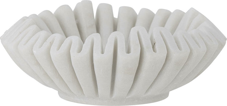 Bloomingville schaal harmonia marmer wit ø17,5 x 6 cm