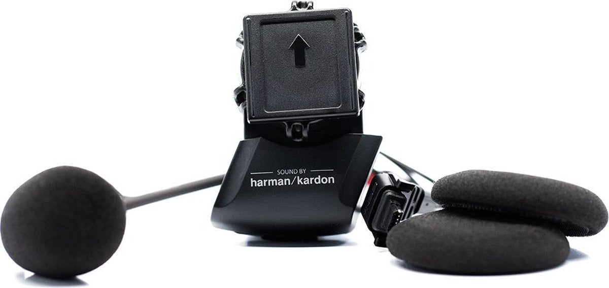 Sena universal harman kardon intercom ondersteuning hoofdtelefoon microfoon kit zwart