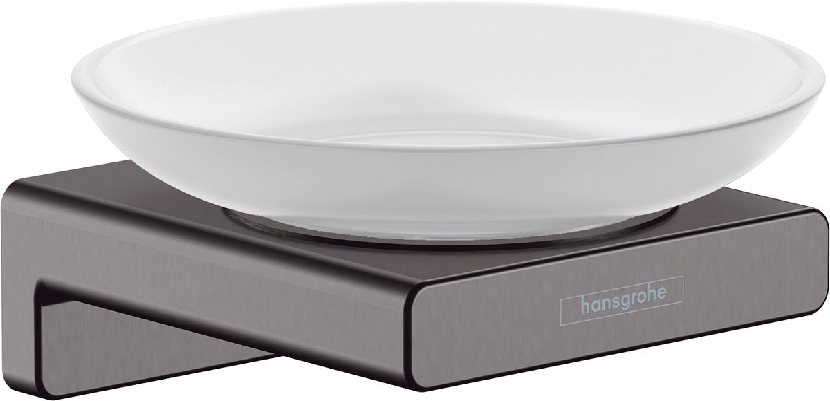 Hansgrohe addstoris zeepschaal brushed black chrome