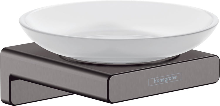 Hansgrohe addstoris zeepschaal brushed black chrome