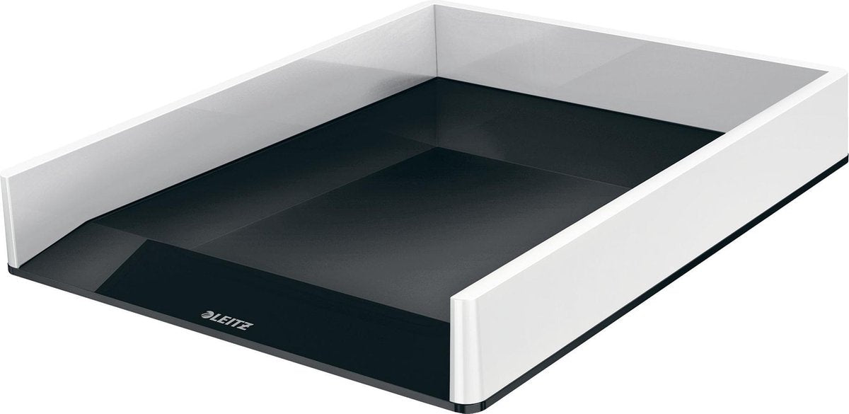 Leitz wow brievenbak wit zwart