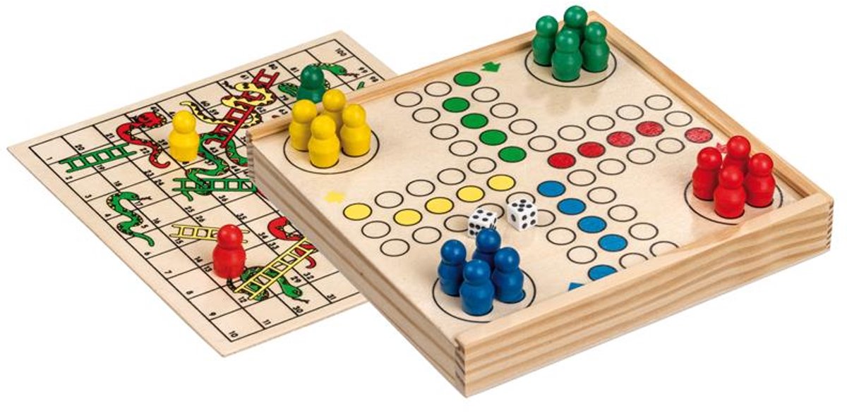 Philos ludo slangen en ladders mini.