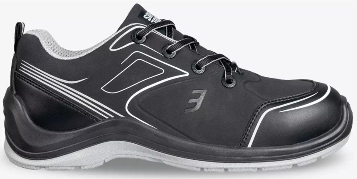 Safety jogger flow low s3 zwart werkschoenen