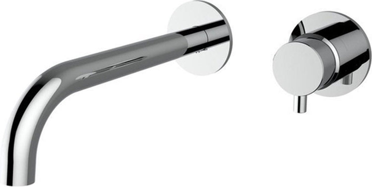 Plieger napoli inbouw wandkraan 1 hendel met uitloop 23.8cm cold start chroom