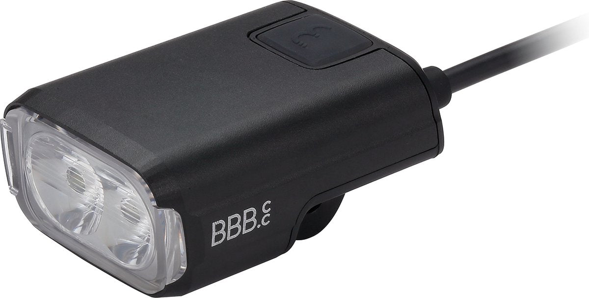 Bbb cycling e-strike urban 600 koplamp e-bike met afstandsbediening - fietsverlichting usb oplaadbaar voorlicht - e-bike verlichting - 600 lumen - waterdicht - lange accuduur - bls-241e