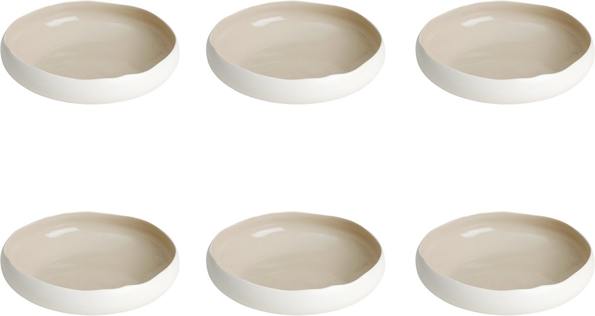 Medard de noblat - oslo linen - soepbord 20 cm - 6 delig - stoneware