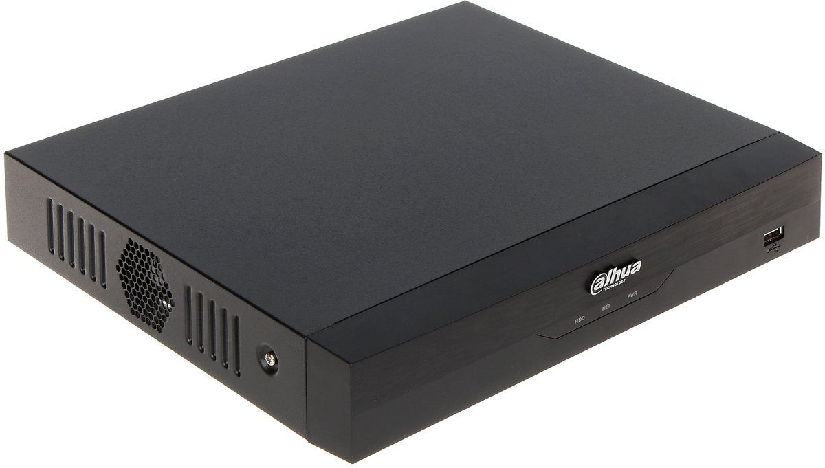 Dahua nvr4104hs-p-ei - nvr ai recorder poe voor max. 4 x 16 mp ip camera's