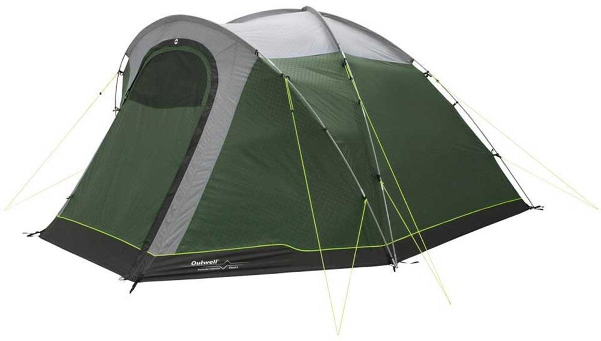 Outwell cloud 5 tent koepeltent 5 persoons stahoogte groen