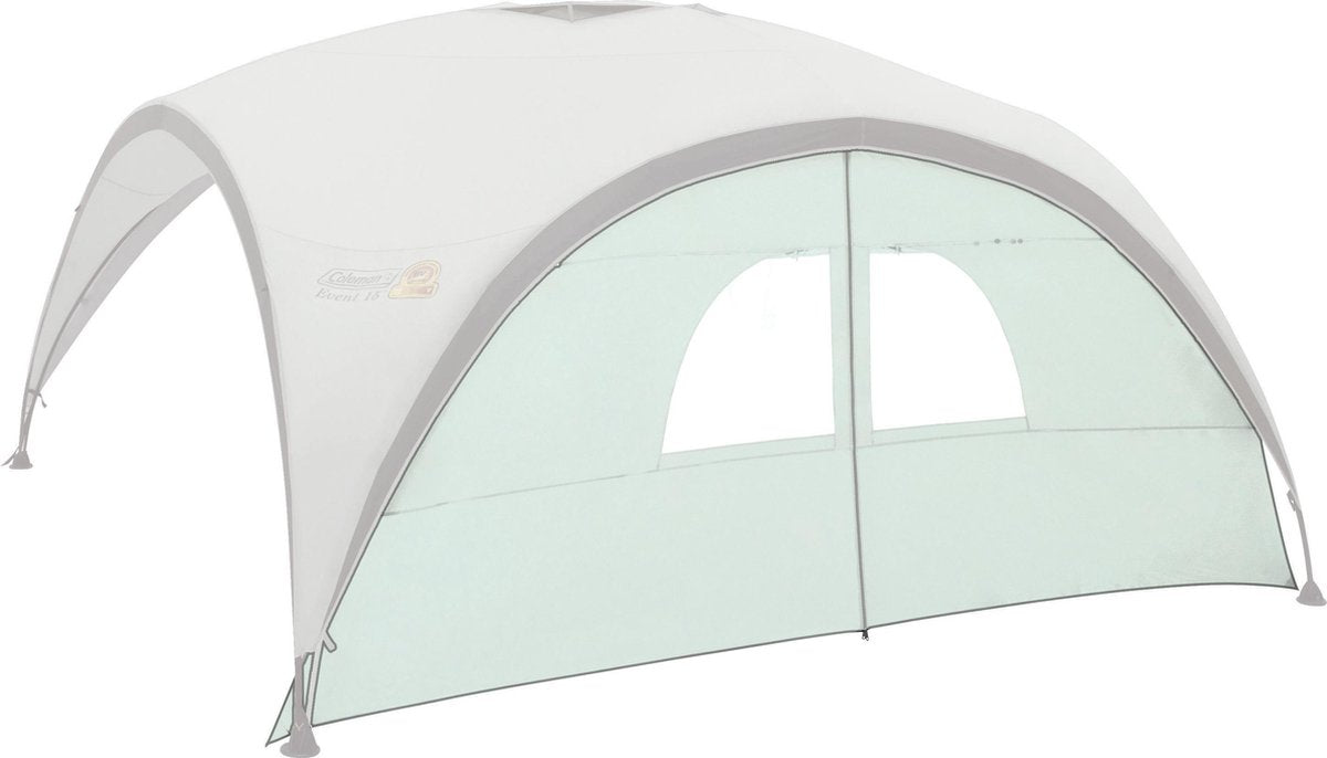 Coleman event shelter m sunwall zijwand partytent - speciaal voor de event shelter m - zijwanden met deur - met 2 pvc ramen voor extra licht - bescherming tegen wind, zon en regen - zijwand partytent voor extra privacy - grijs