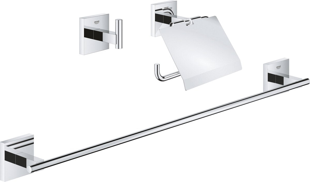 Grohe start cube accessoire set 3-in-1 - chroom 41124000