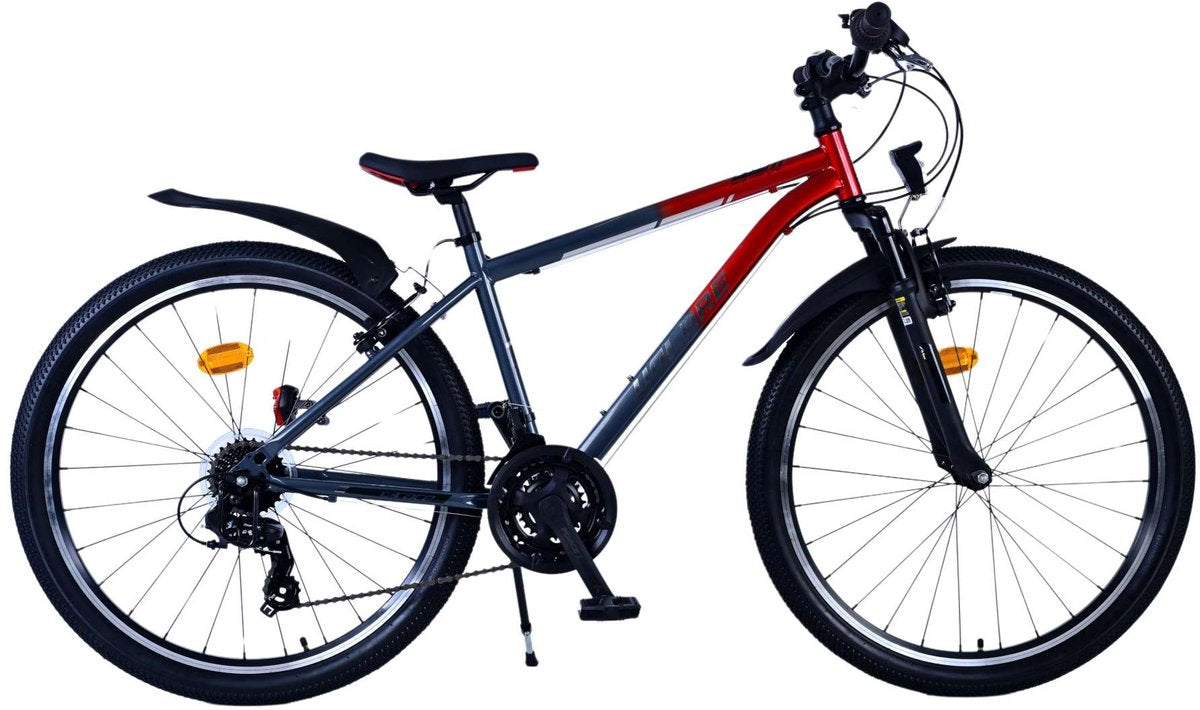 Volare xc race kinderfiets - 26 inch - rood grijs - 21 versnellingen