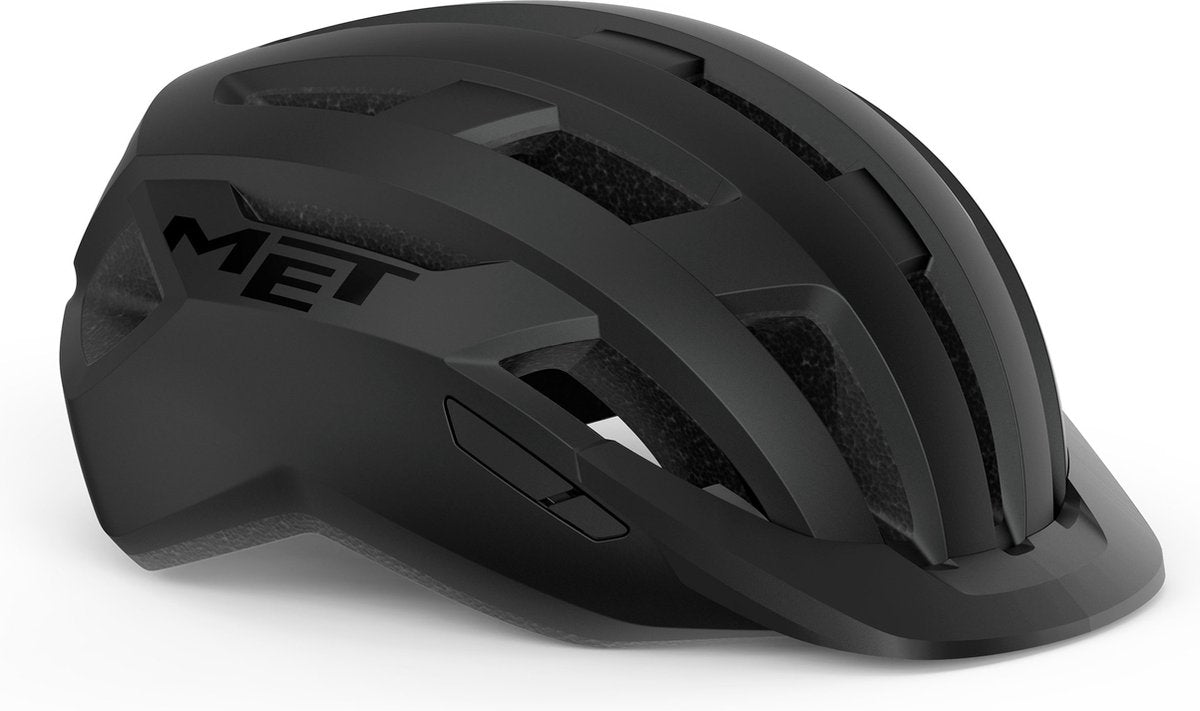 Met allroad mips fietshelm mannen vrouwen – fietshelm volwassenen – maat l (58-61cm) – black matt