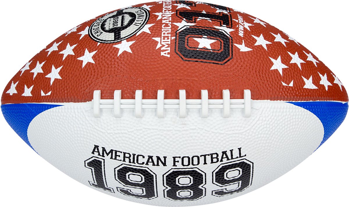 New port american football - large - bruin kobalt wit