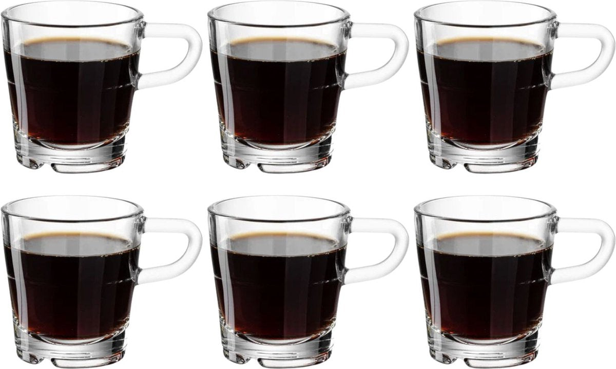 Leonardo senso espressoglas - 6 stuks