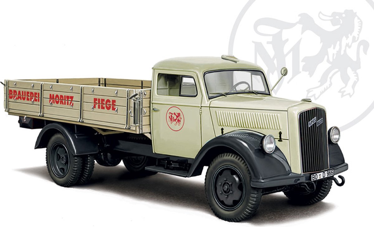 Italeri modelbouwpakket vrachtwagens - 3960 opel blitz classic - truck plastic - 1:24 - modelbouw
