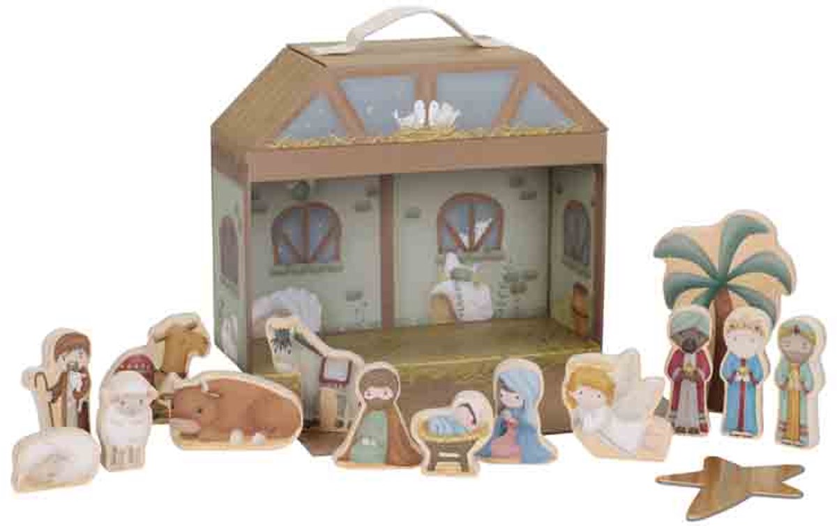 Little dutch – kerststal speelkoffer