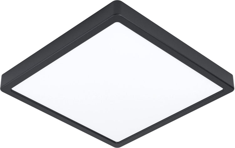 Eglo fueva 5 opbouwlamp - led - 28,5 cm - zwart - badkamer