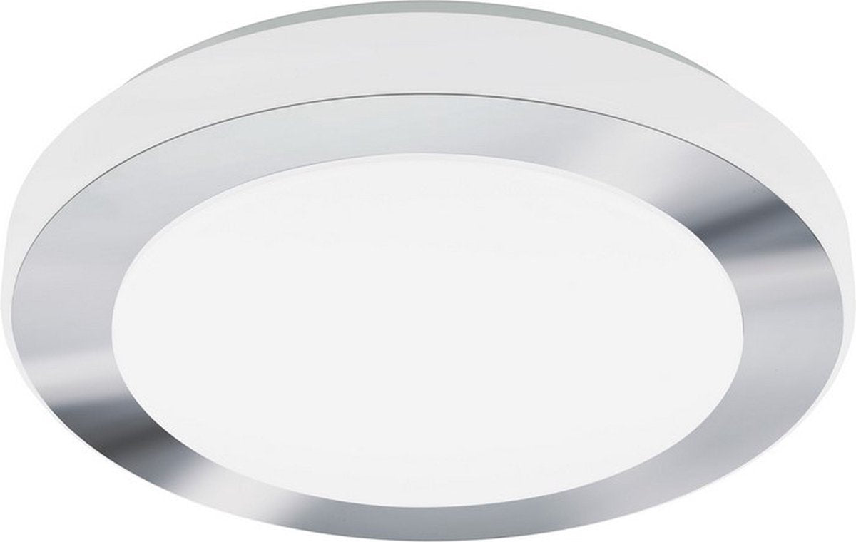 Eglo batholino led carpi - wand plafondlamp - 1 lichts - ø38.5 cm - wit, chroom - wit