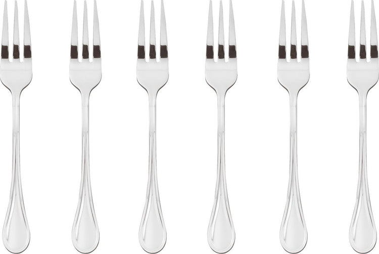 Sambonet gebaksvorkjes royal zilver 6 stuks