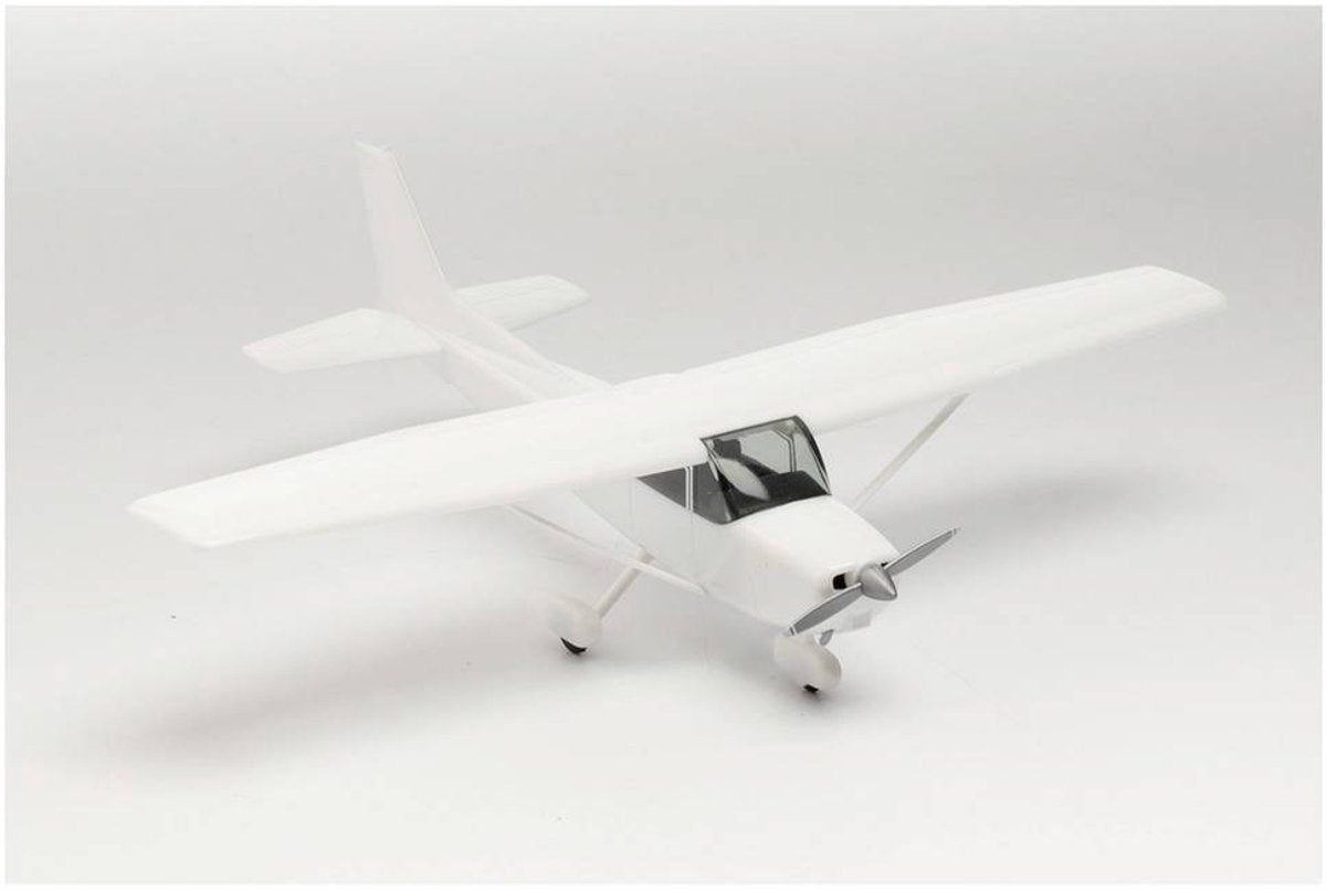 Herpa 013789-002 h0 vliegtuig sportvliegtuig, propeller zilver