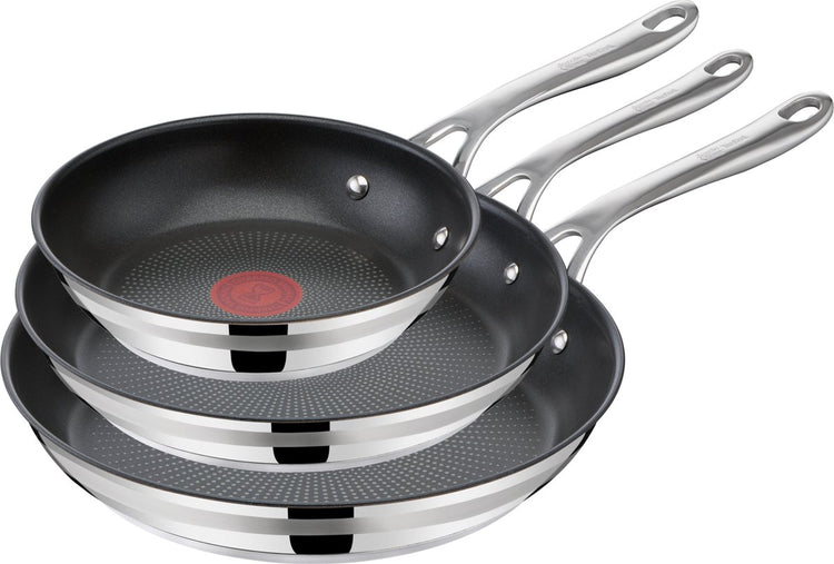 Jamie oliver by tefal cook smart - koekenpannenset - 20 24 28 cm - inductie - pfas-vrij - geschikt voor alle warmtebronnen