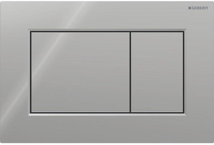 Geberit sigma01 bedieningsplaat - 2-toets spoeling - vierkant - glans chroom