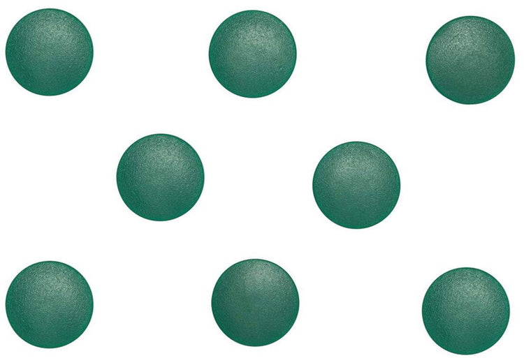 Maul magneet solid rond 8 stuks 0,3 kg kunststof ferriet bruchsicher ø 2 x 0.75 cm groen