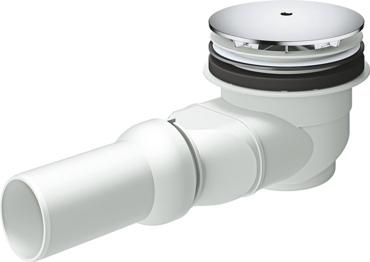 Grohe waste set - voor universal douchebakken - horizontale uitloop - 115mm diameter