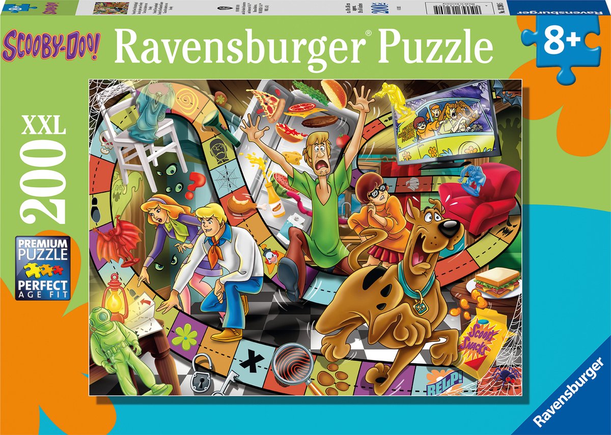 Ravensburger puzzel scooby doo hanted game - legpuzzel - 200 stukjes