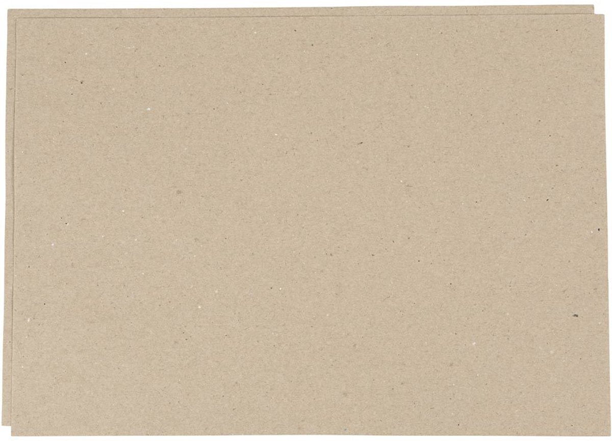 Creativ company kraft papier - wit kraft tekenpapier en knutselkarton - wit gerecycled hobbypapier - hobbykarton kraft - wit papier kaarten maken knutselen en tekenen - a3 - 100 grams - 500 vellen