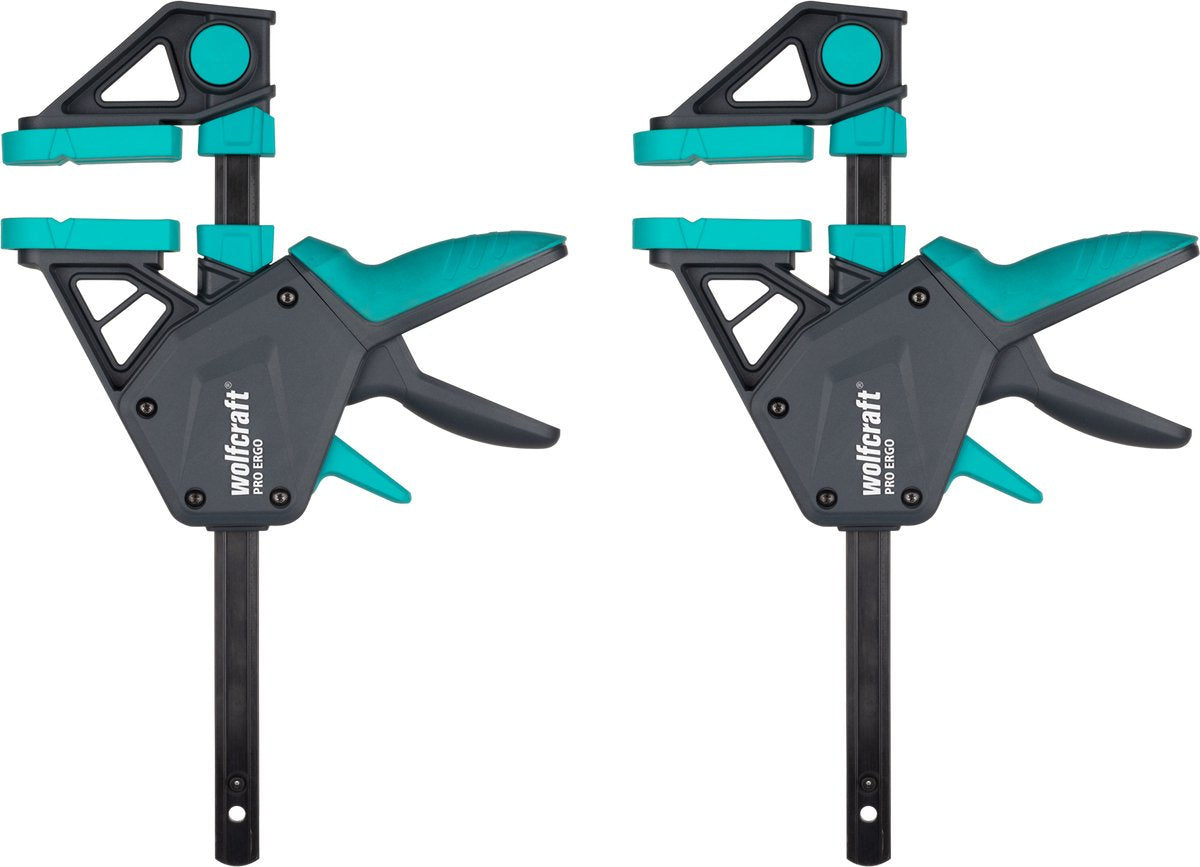 Wolfcraft - 2 lijmklemmen pro ergo, 150 mm - 8675060