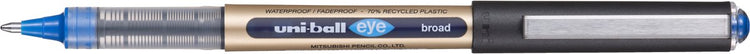 Uni-ball rollerpen eye eco 150e breed blauw