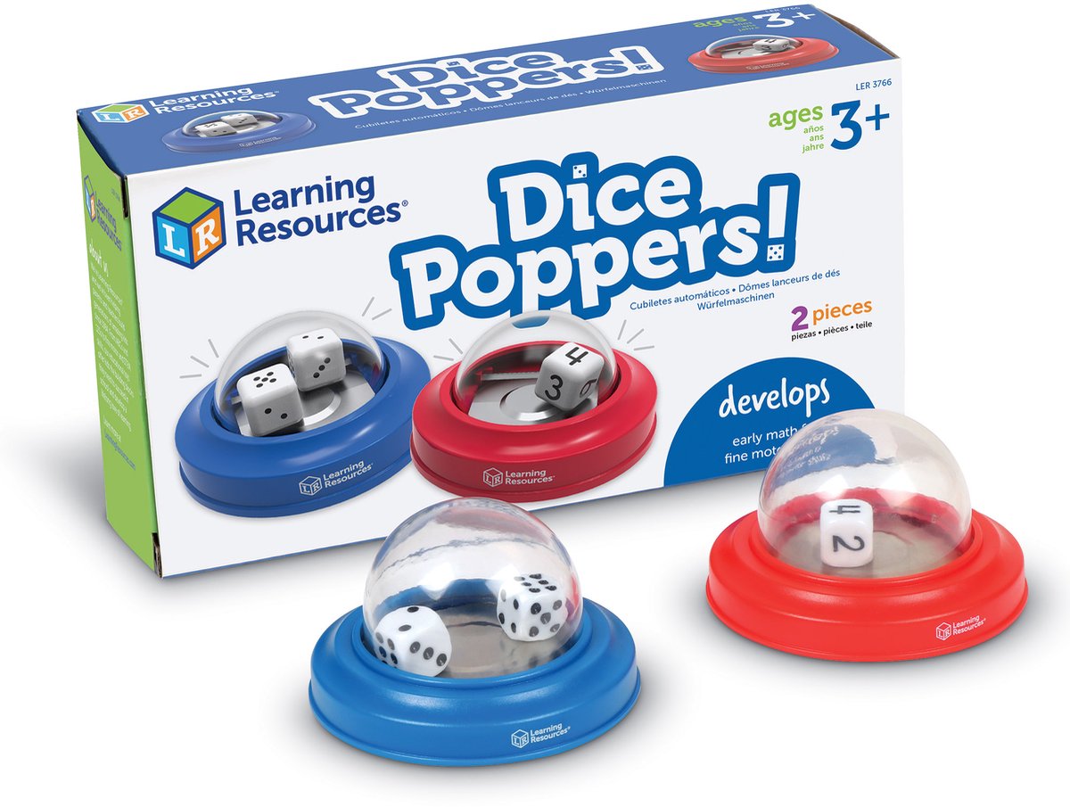 Learning resources dice poppers! (set van 2) - 3+