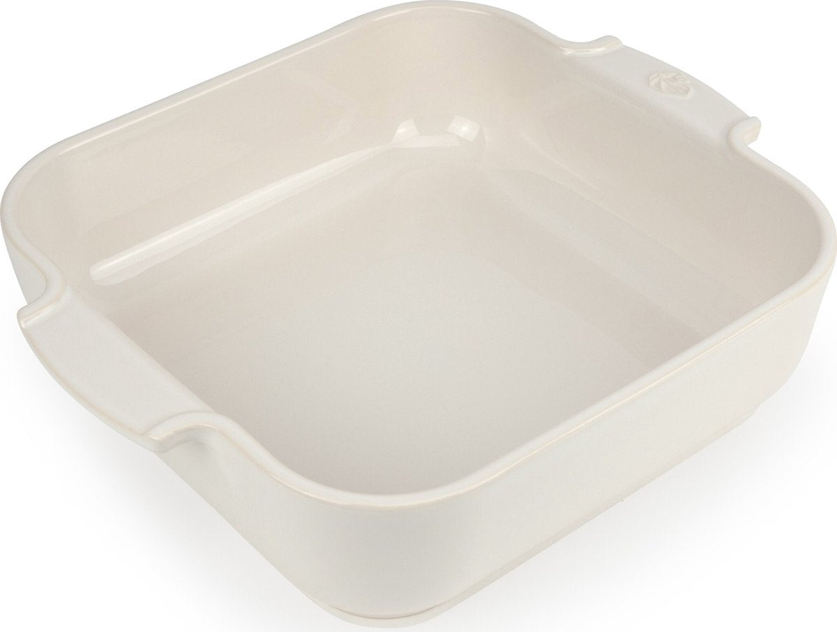 Peugeot appolia - ovenschaal - 28 cm - ecru - vierkant