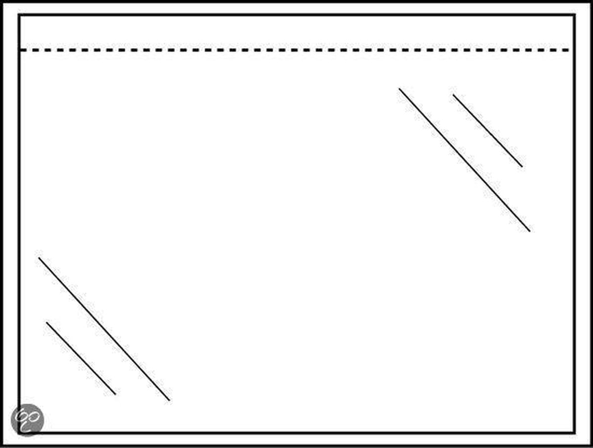 Raadhuis paklijstenvelop - 165x122mm - a6 - onbedrukt - 1000 stuks - rd-310100