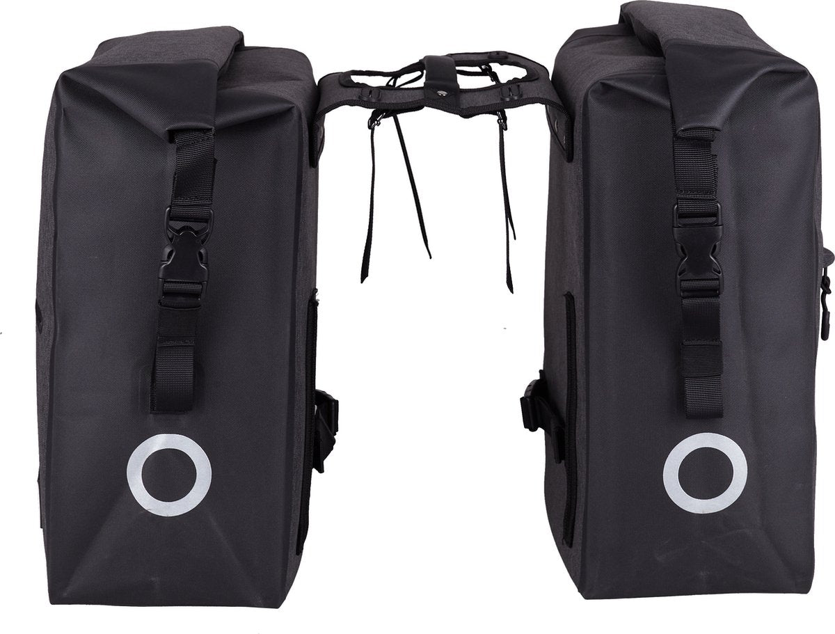 Willex dubbele tas combi 100% waterdicht zwart