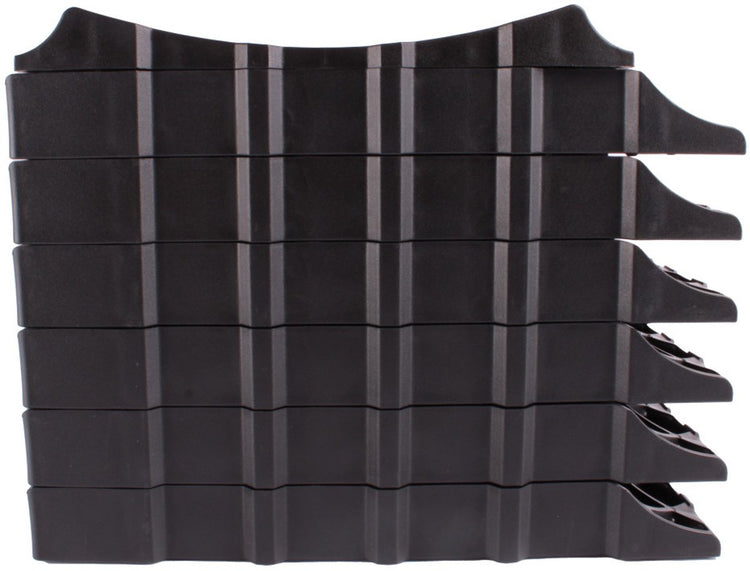 Milenco stacka level - 6 stuks - zwart