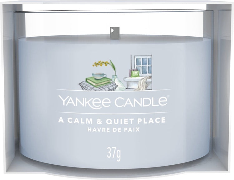 Yankee candle filled votive - a calm quiet place - 10 branduren - 1 stuk