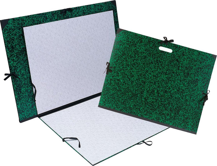Exacompta tekenmap annonay met linten 32x45cm - a3 - groen - 532000e