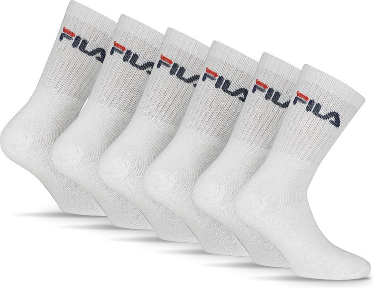 Fila tennis- sportsokken - maat 43 46 - 6 pack - wit