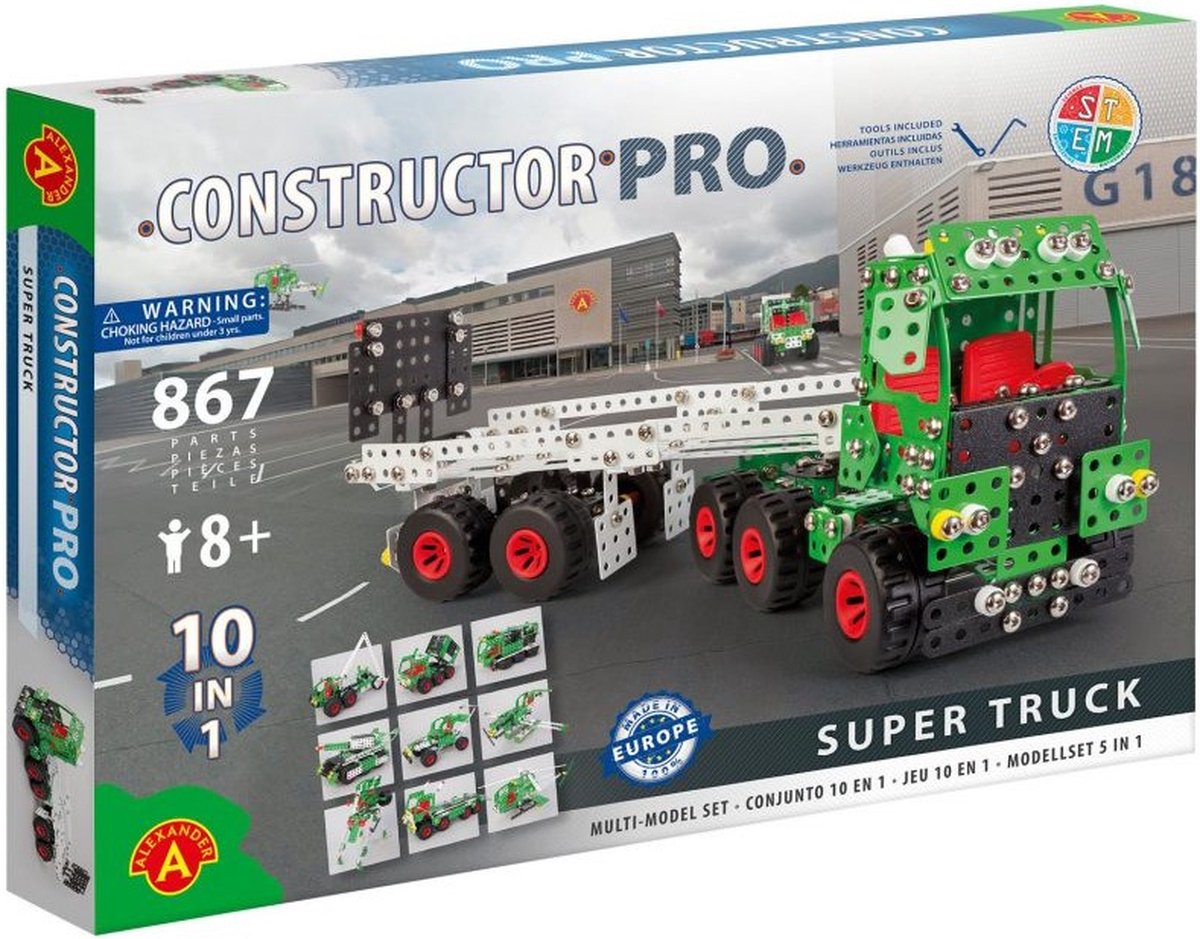 Alexander toys constructor pro - super truck (10in1) - 867st