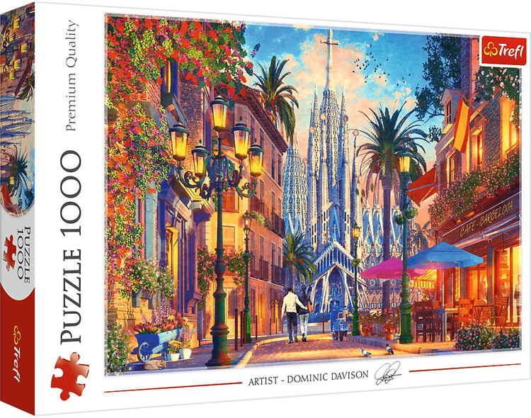 Trefl puzzel 1000 stukjes - barcelona spanje puzzel.